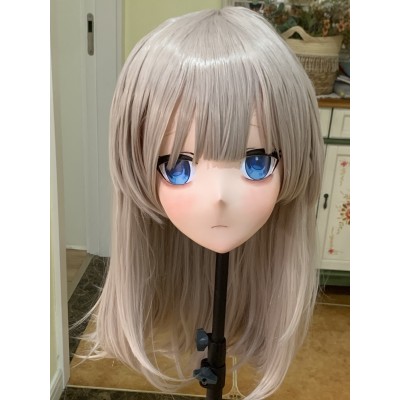 (AL08) Customize Character ‘AA-12’ Female/Girl Resin Half/ Full Head With Lock Cosplay Japanese Anime Game Role Kigurumi Mask (AL08) Customize Character ‘AA-12’ Female/Girl Resin Half/ Full Head With Lock Cosplay Japanese Anime Game Role Kigurumi Mask